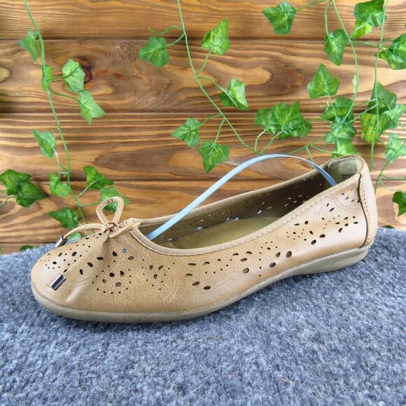 Easy Spirit Women's Flat Brown Synthetic Sz 8 Medium Gently Used 2025 - Picture 1 of 6